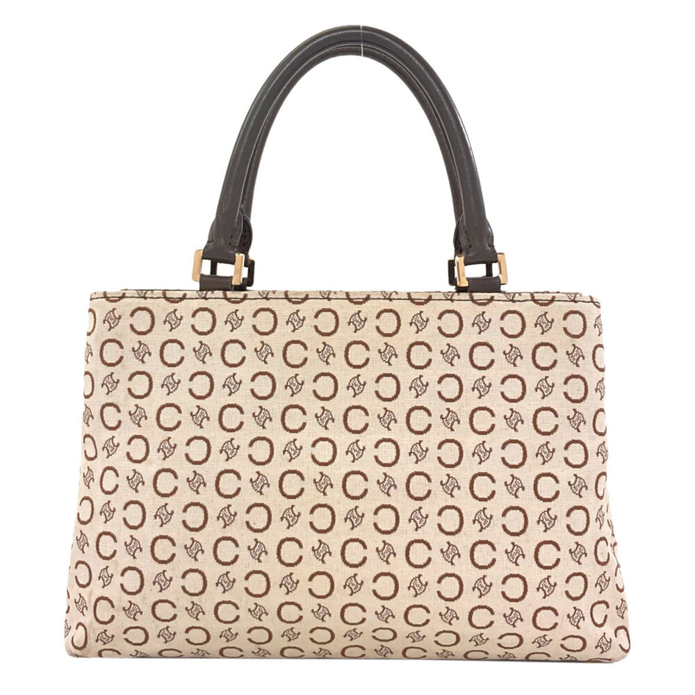 Celine C Macadam Handbag, Canvas/Leather, Women's CELINE